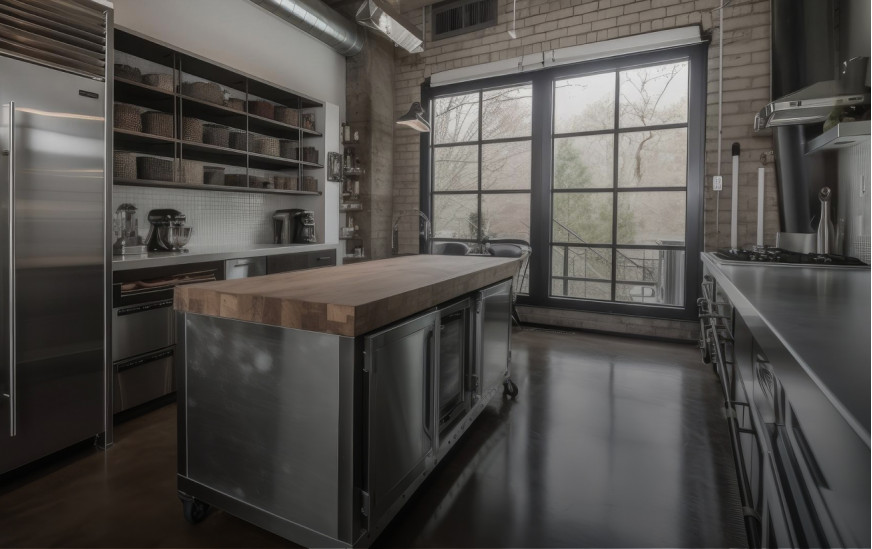 Stainless steel furniture