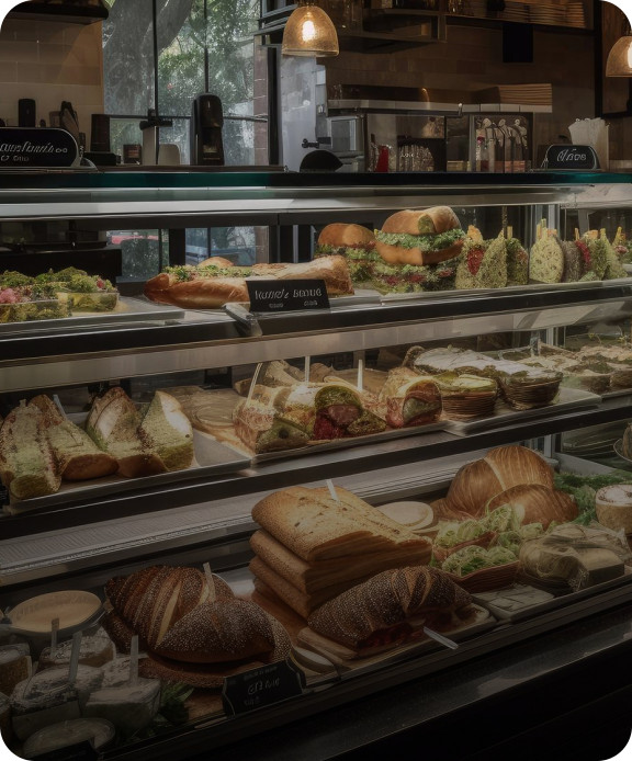 Gastronomic showcases to order