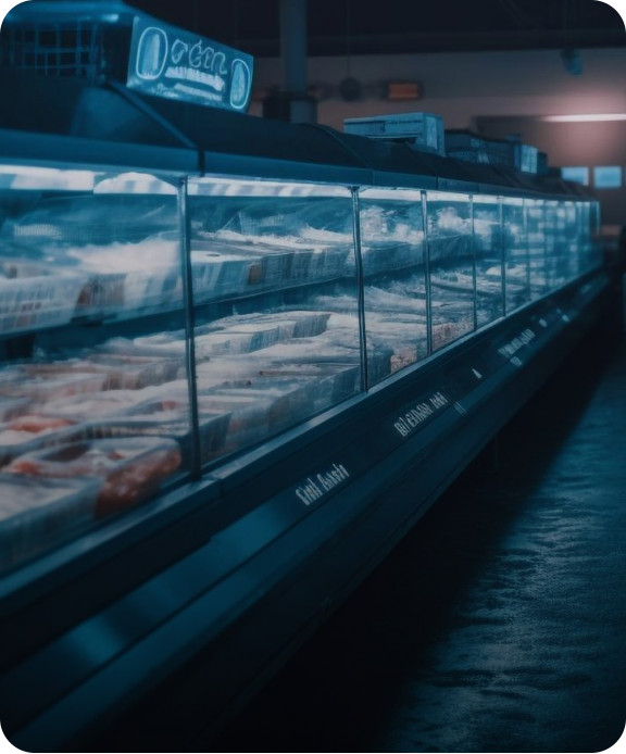 Freezer showcases to order